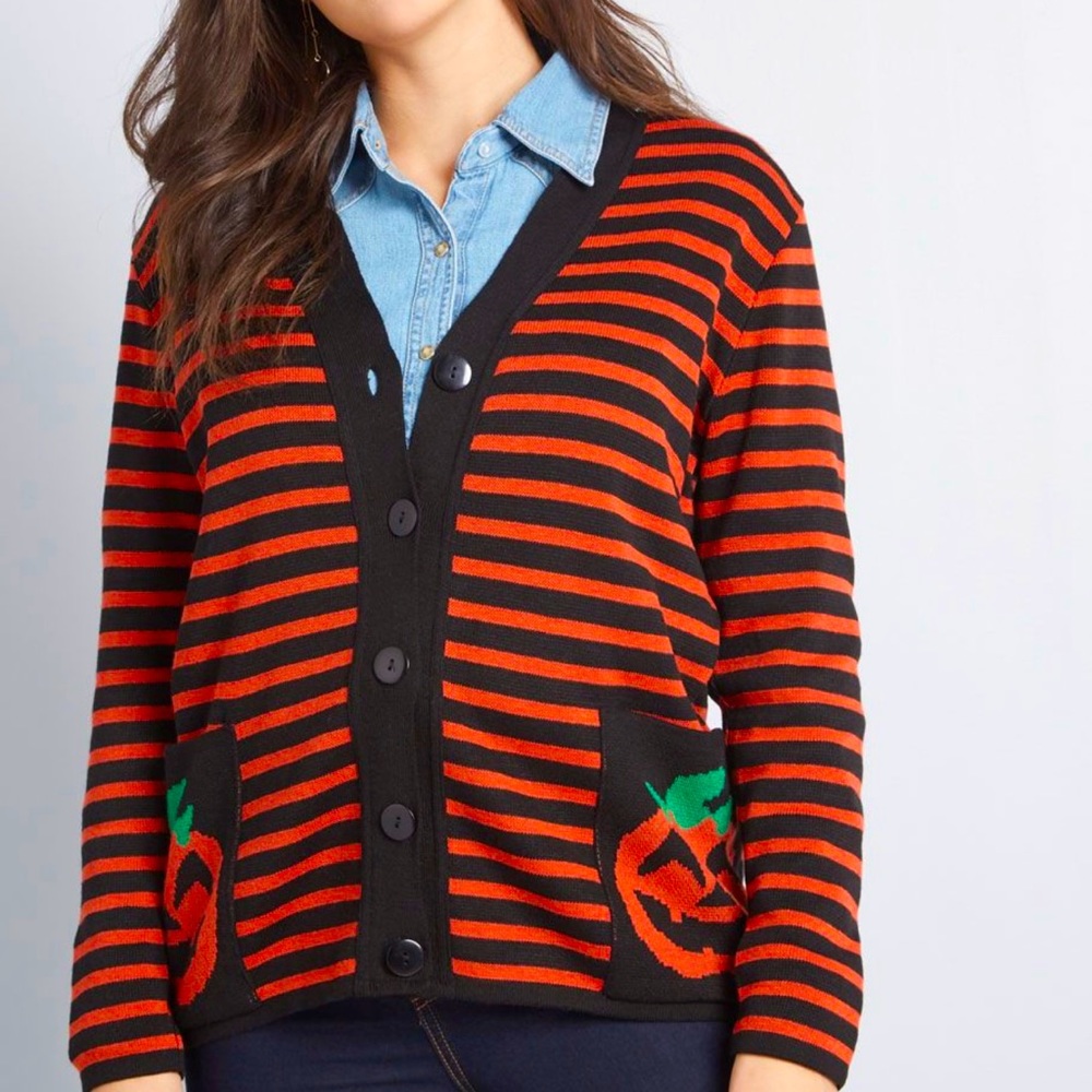 Pumpkin Cardigan 🎃